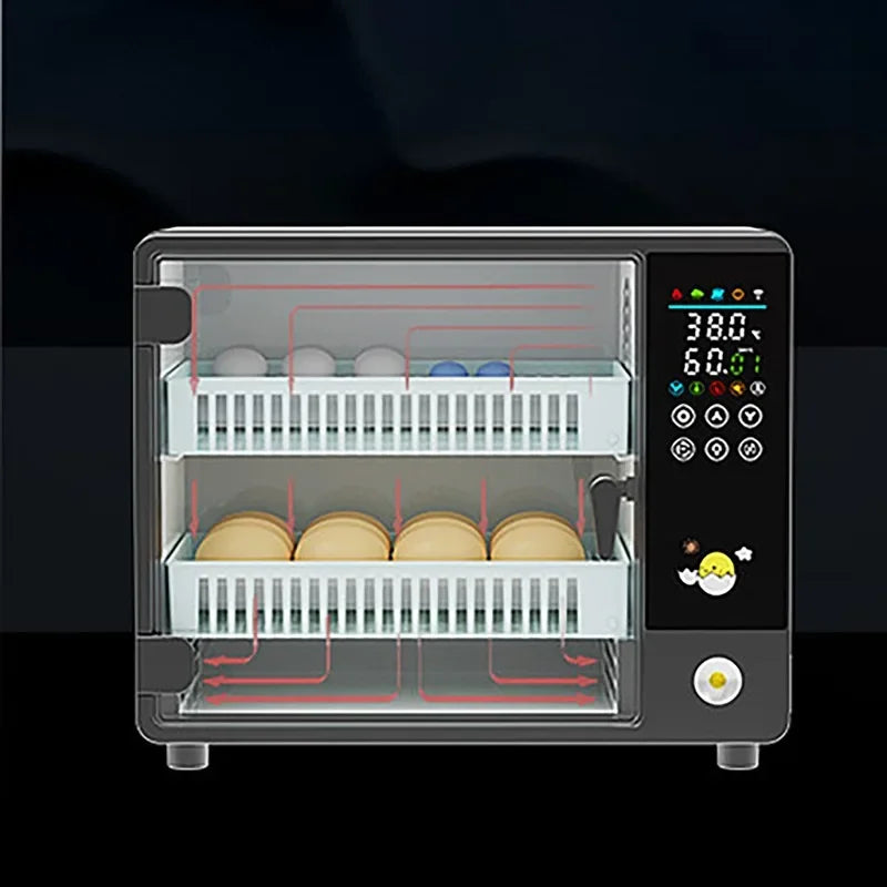 24-Egg Automatic Incubator — Touch Control Hatchery Machine for Chicken, Duck, Quail & Bird Eggs