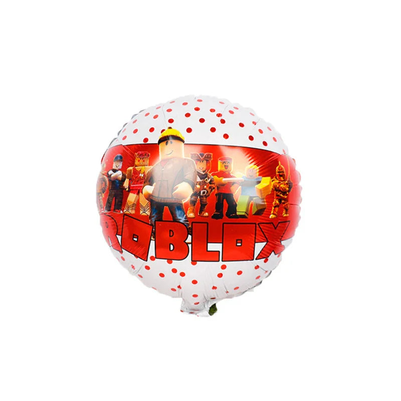 Hot Roblox Theme Party Tablecloth – 108×180cm Disposable Birthday Party Supplies for Boys, Party Decorations & Tableware