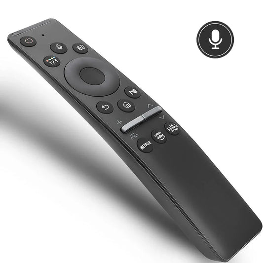 BN59-01330A / BN59-01329A Replacement Voice Remote Control — Compatible with Samsung LED, QLED, UHD, SUHD, HDR, LCD, 4K, 8K, 3D Curved Smart TVs