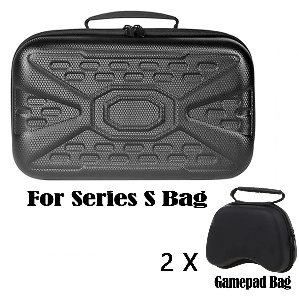 Hard Case Bag for Xbox Series S – Travel Storage Organizer for Console, Gamepad & Accessories