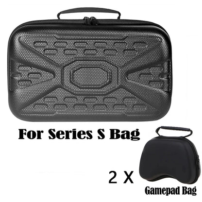 Hard Case Bag for Xbox Series S – Travel Storage Organizer for Console, Gamepad & Accessories