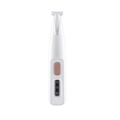 Dog Paw Trimmer with LED Light – Waterproof Pet Hair Clipper with LED Display & 18mm Wide Blade for Grooming