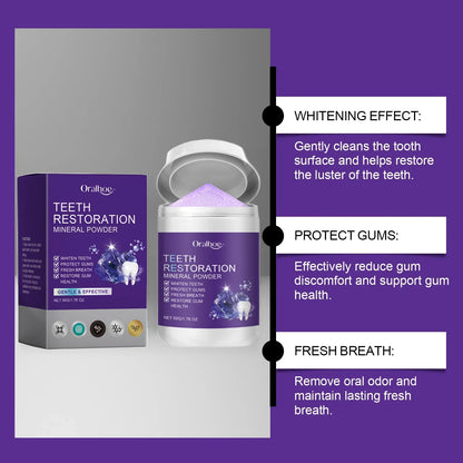 Teeth Restoration Mineral Powder – Enamel Repair & Tooth Strengthening Formula