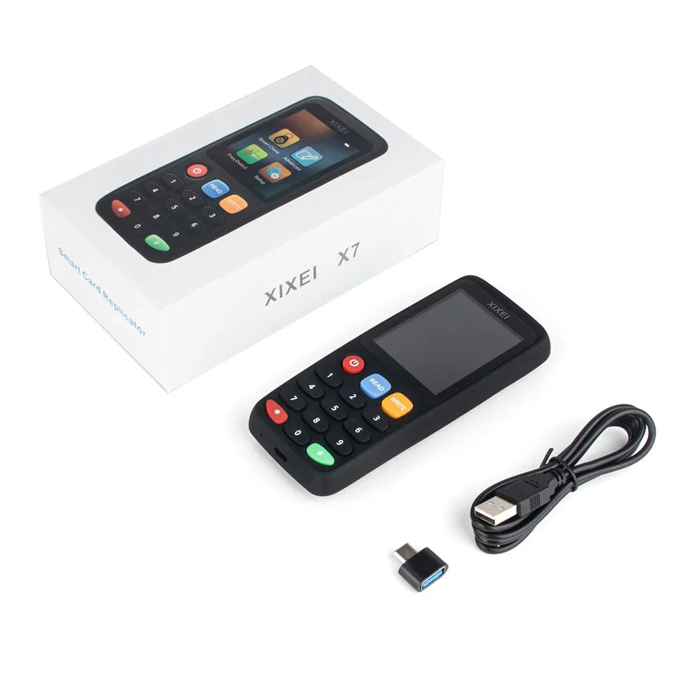 New RFID Smart Card Reader X7 – 125kHz Badge Copier & 13.56MHz NFC Decoder, Duplicator for IC/ID Chip, Ntag213/215 Key Writer
