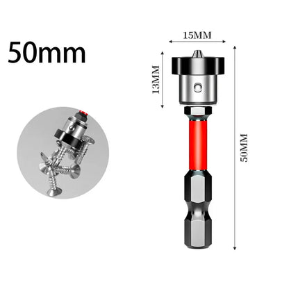 SenNan 50mm Positioning Screwdriver Bits — Drywall & Gypsum Board Screw Locating Batch Head Drilling Tool