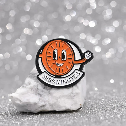 Cartoon Anime Character Enamel Pins – Cute Little Monk Brooches Lapel Badges, Funny Jewelry Gift for Friends