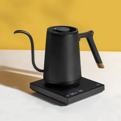 Timemore Fish Smart Electric Pour-Over Kettle 600ml — Temperature Control Coffee Pot for Hand Brew, 220V, Perfect Gift