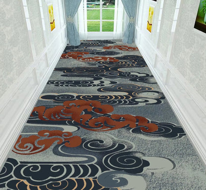 Nordic Modern Long Corridor Rug – Durable Washable Carpet Runner for Hallway, Stairway & Home