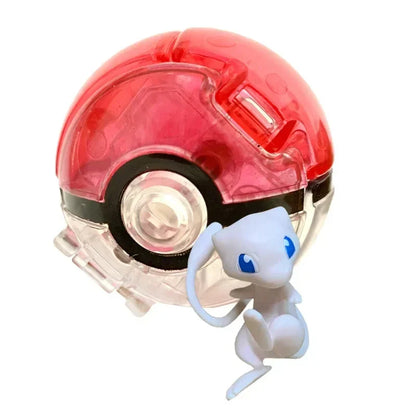 Pokemon Pokeball Figurine — Anime Action Figures including Pikachu & Charizard, Kids Collectible Toy Gift