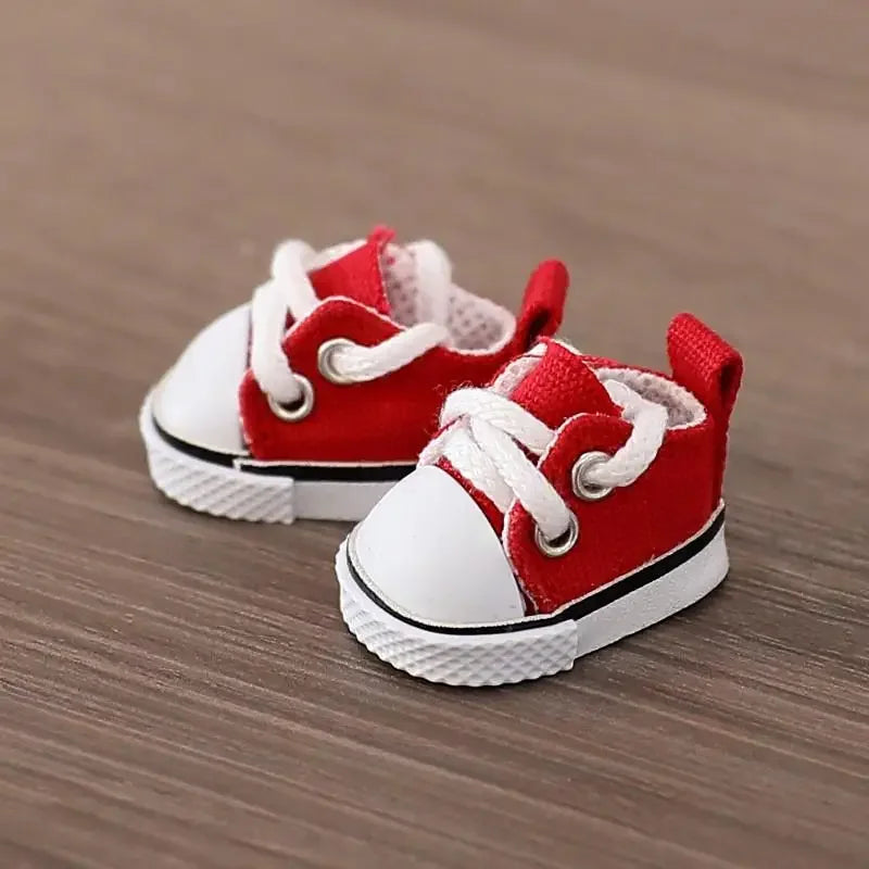 LABUBU 17cm Cotton Doll Shoes - Casual Sports Footwear for Dolls & Accessories