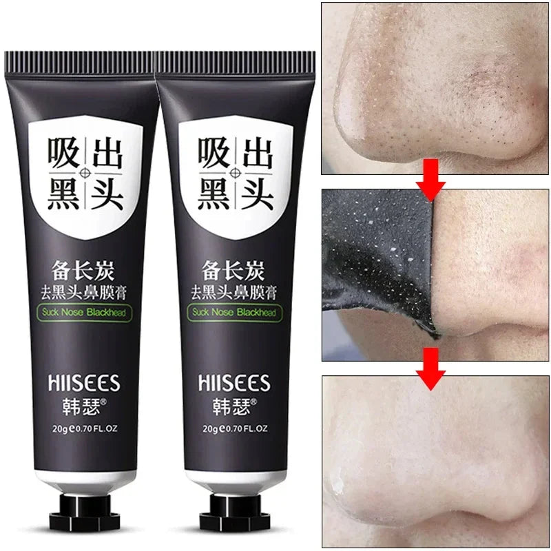 Blackhead Remover Mask - Facial Pore Shrinking & Acne Treatment, Peel-Off Gel for Nose & Skin Care (20g)