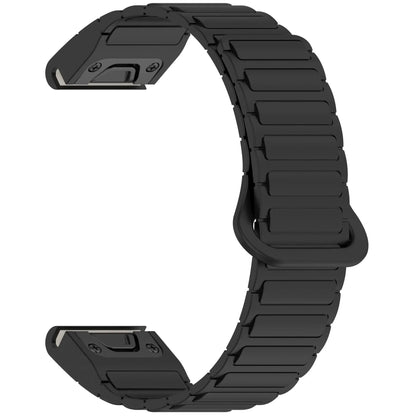 Silicone Magnetic QuickFit Strap for Garmin Fenix — Compatible with Fenix 8/7X/7/7S/5X/5S Plus/3HR (20mm, 22mm, 26mm)