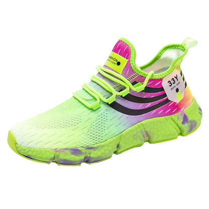 2024 Breathable Running Shoes – Colorful Non-Slip Sneakers for Women & Men, Casual Fashion Walking Shoes, Flexible Sports Footwear