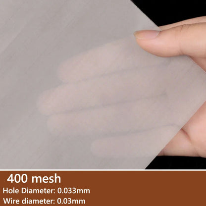 304 Stainless Steel Mesh Filter Sheets 4–400 Mesh Woven Wire Screen 1–5pcs High Quality Filtration Mesh