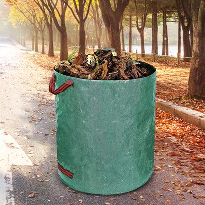 60L-500L Reusable Garden Bag – Large Capacity Foldable Leaf Sack, Garden Trash Waste Container & Storage