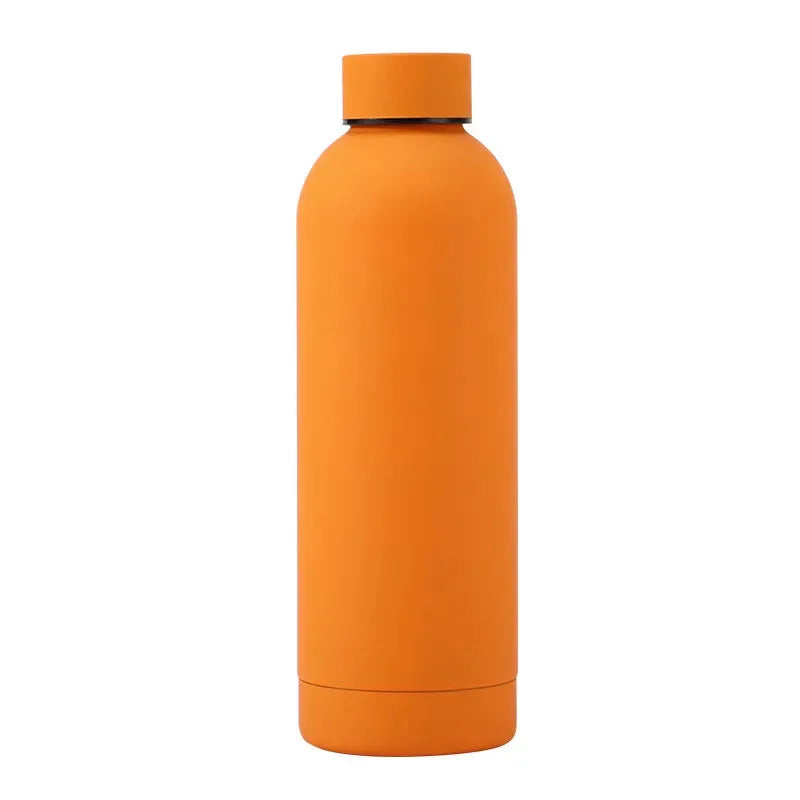 500/750ML Stainless Steel Thermos Cup – Outdoor Sports Kettle, Rubber Paint, Double-Walled Insulated Water Bottle