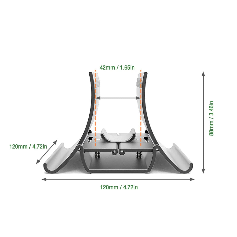 Vertical Laptop Stand with Heat Dissipation - Non-Slip Gravity Induction Holder for Laptops, Notebooks, iPad Pro, and Tablets