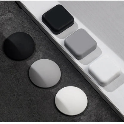 Silicone Door Stopper Handle - Self-Adhesive, Mute, Anti-Shock Protection - Home Improvement Wall Protector for Porte