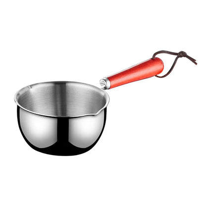 Stainless Steel Saucepan – Hot Oil & Milk Pan for Boiling, Melting & Kitchen Cooking