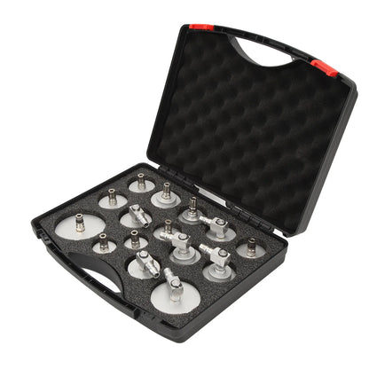 Master Cylinder Brake Bleeder Adapter Set — Aluminum Alloy, High-Accuracy Portable Tool for Automobiles