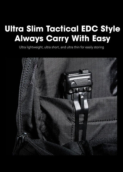 NITECORE EDC23 Tactical Flashlight – 2500LM Portable Emergency Work Light for Camping, Climbing & Outdoor Search