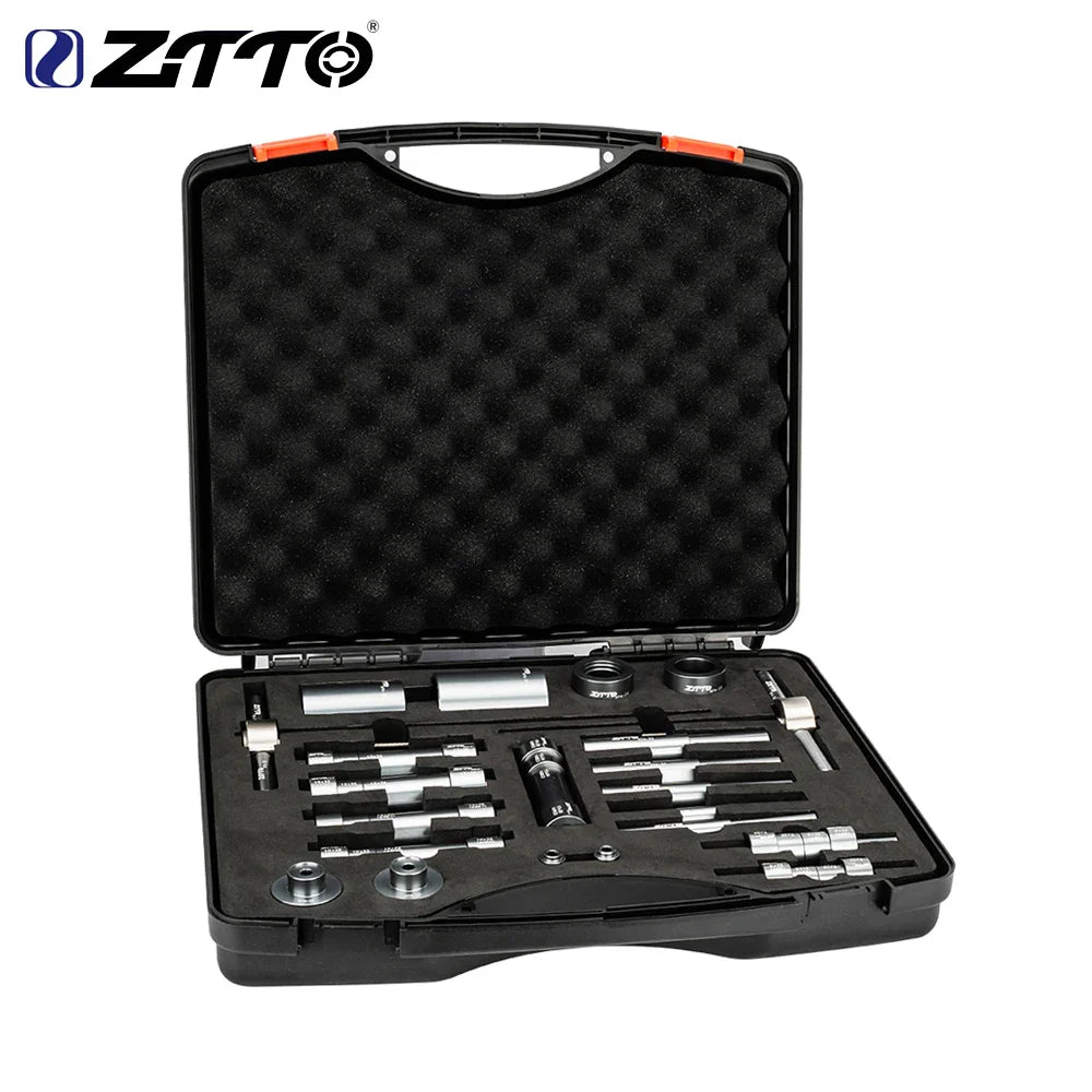ZTTO Bicycle Hub Axle Tool Set — Wheel Bearing Press & Removal Repair Tool