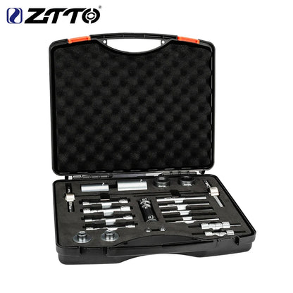 ZTTO Bicycle Hub Axle Tool Set — Wheel Bearing Press & Removal Repair Tool