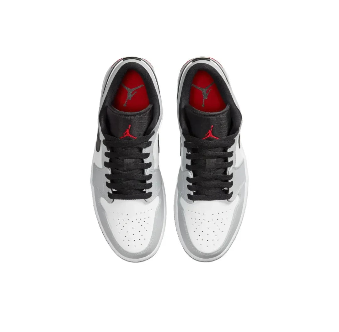Nike Air Jordan 1 Low – Light Smoke Grey Retro Basketball Shoes | Men's Wear-Resistant, Anti-Slip Sneakers