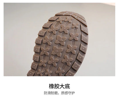 Spring Thick Bottom Women's Shoes – 2024 Summer Casual Patchwork Leather Sneakers, Vulcanized Casual Shoes for Ladies (Chaussure Femme)