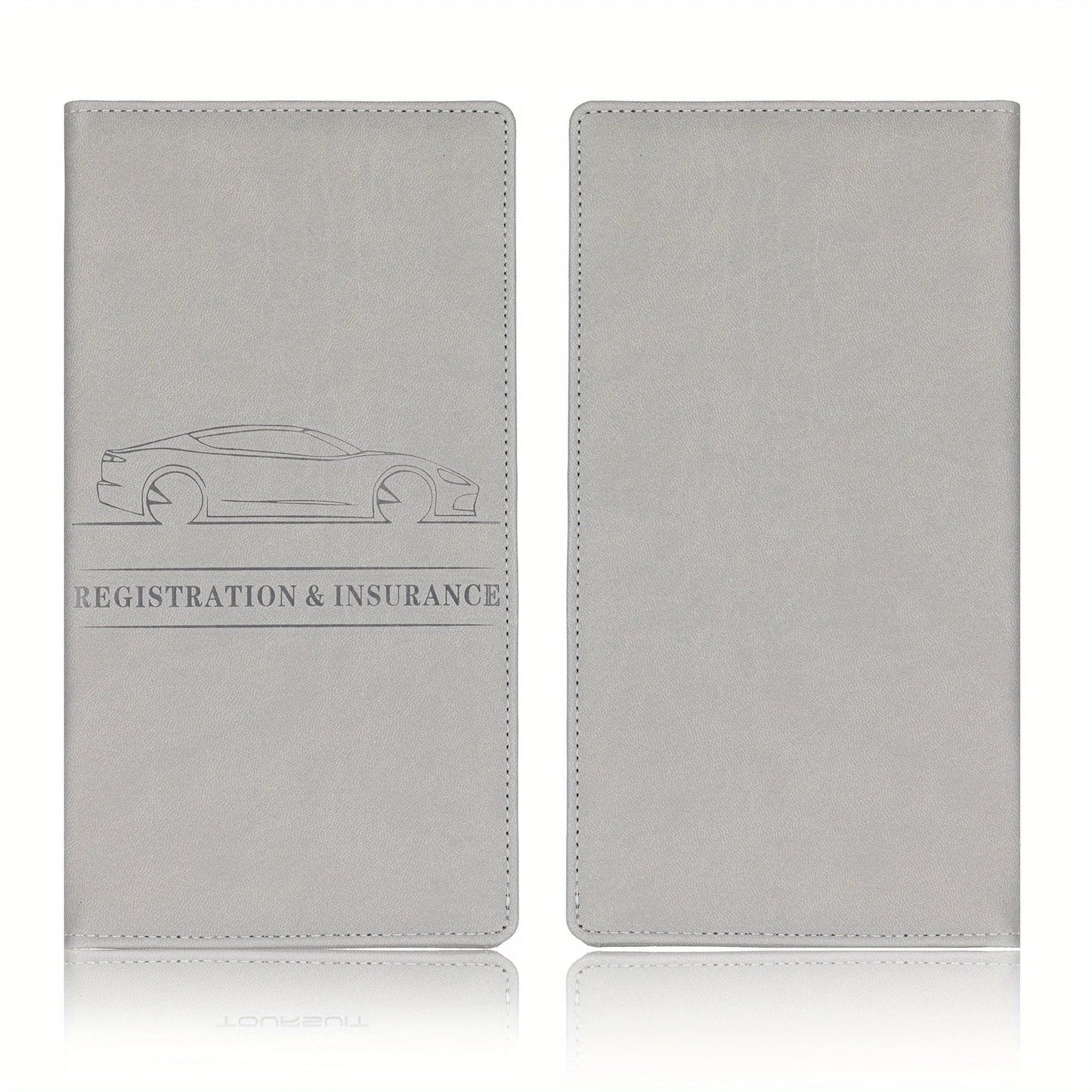 Men's Card Holder, Car Registration Vehicle License Insurance Card Holder Wallet