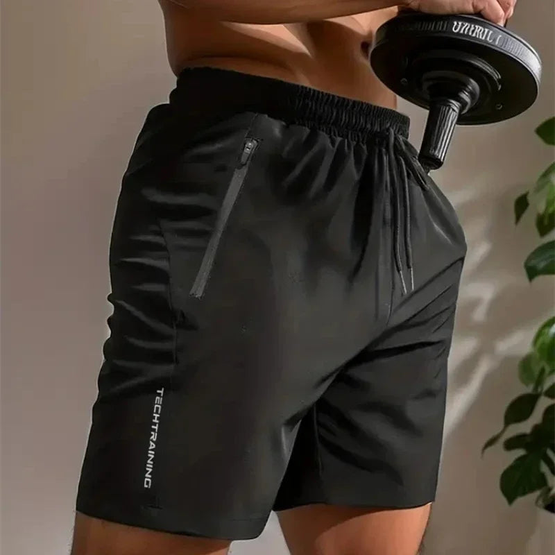 UETEEY Men’s Summer Shorts — Gym, Running & Fitness Quick-Dry Workout Pants