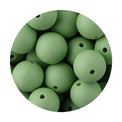 50Pcs Silicone Spacer Beads - 9/12/15mm Round Loose Beads for DIY Necklace Bracelet Jewelry Making