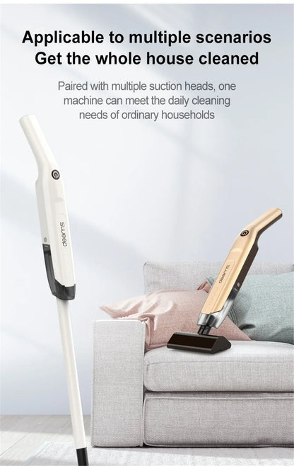 Handheld Wireless Vacuum Cleaner – 20000Pa Powerful Car Vacuum with Metal Strainer, Portable & Cordless