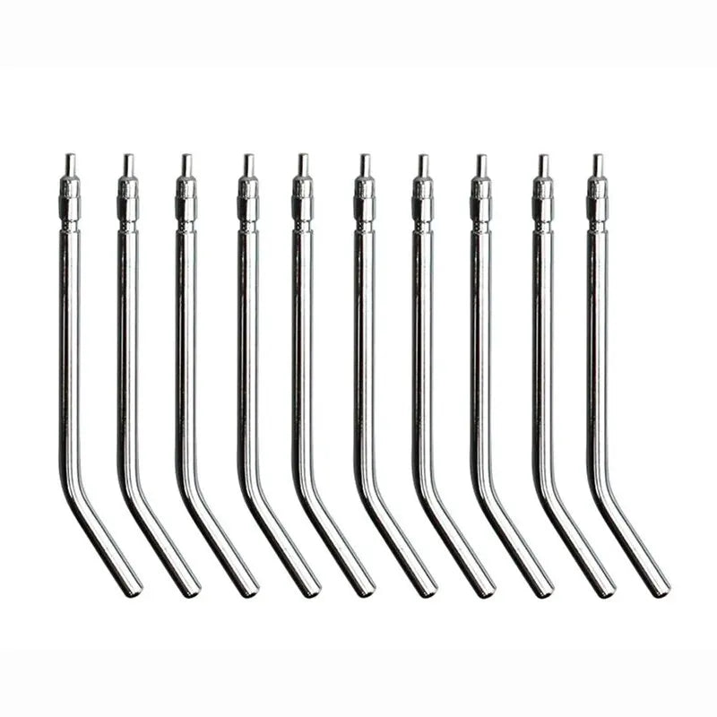 10pcs Stainless Steel Dental Air Triple Syringe – 3-Way Air Water Spray Nozzles for Teeth Whitening
