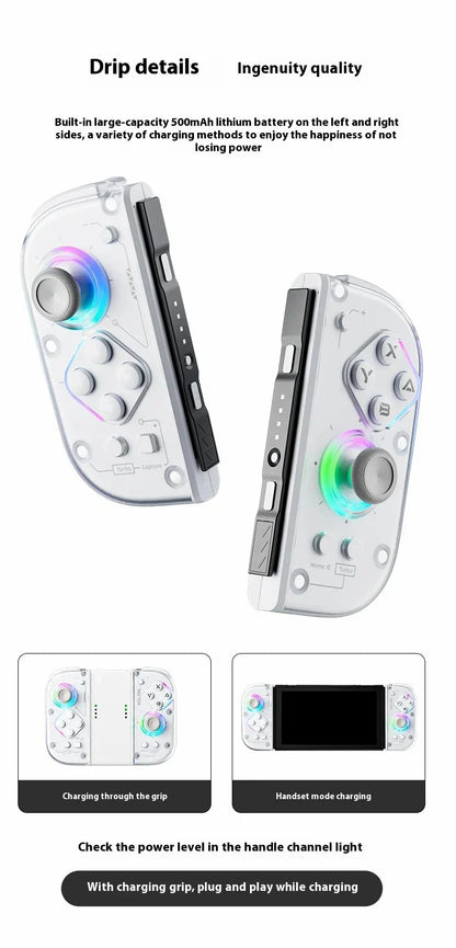 Aolion J20 Knight Wireless Gamepad — Motion-Sensing Custom Joystick for NS Joycon, Left & Right Switch Game Accessories