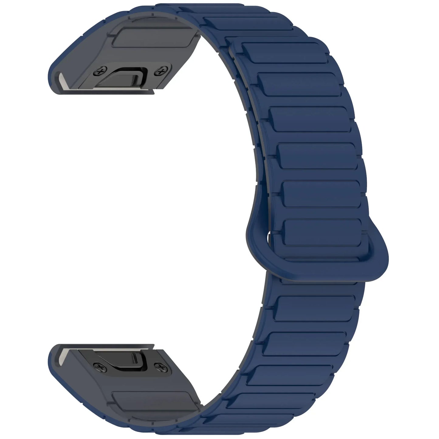 Silicone Magnetic QuickFit Strap for Garmin Fenix — Compatible with Fenix 8/7X/7/7S/5X/5S Plus/3HR (20mm, 22mm, 26mm)
