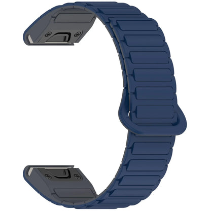 Silicone Magnetic QuickFit Strap for Garmin Fenix — Compatible with Fenix 8/7X/7/7S/5X/5S Plus/3HR (20mm, 22mm, 26mm)