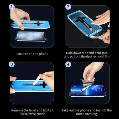 Screen Protector for iPhone 15 14 13 12 11 XR XS – Toughened Glass with Install Kit, Explosion-Proof, MagicJohn