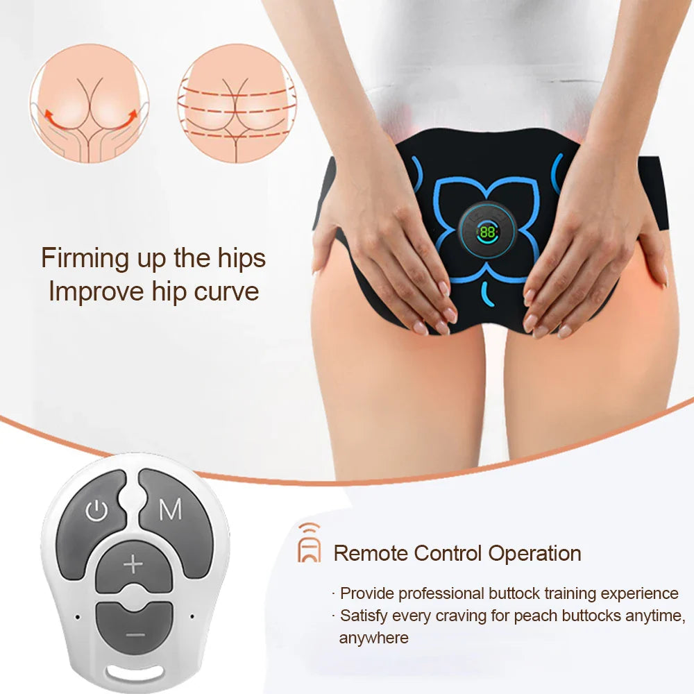 39 Gears EMS Hip Muscle Stimulator – Electric Butt Trainer & Lifting Massage Machine