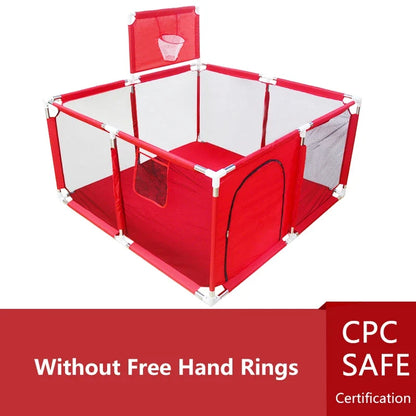 IMBABY Baby Playpen Safety Fence - Large Indoor Activity Gym Corral Play Area for Kids Toddlers