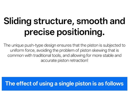 Durable Steel Bike Brake Pad Spreader Tool — 360° Rotatable Hydraulic Disc Caliper Piston Reset & Extension Tool
