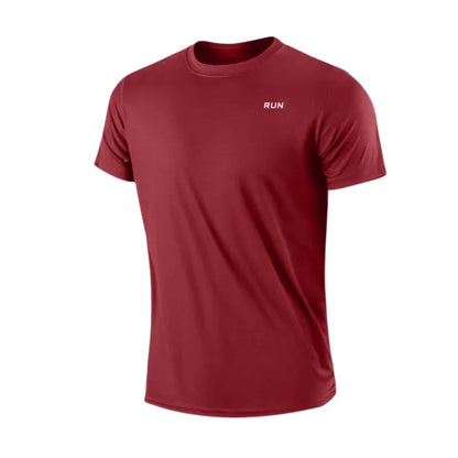 Men's Quick-Dry Sports T-Shirt - Lightweight Moisture-Wicking Short Sleeve Running & Gym Top