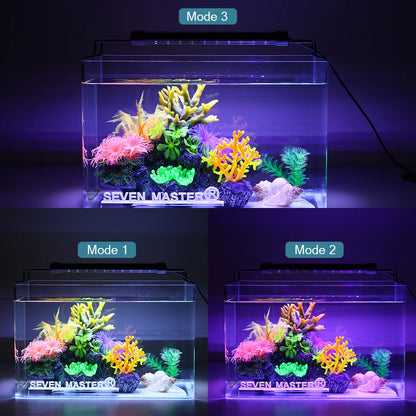 Aluminum Alloy Aquarium Lamp - Clip-On Fish Tank Light for Plant Growth & Bracket Mount