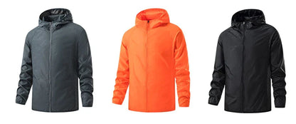 LNGXO Waterproof Hiking Jackets for Men & Women – Sun Protection Windbreaker, Camping, Climbing, and Outdoor Rain Coat, Unisex Portable Gear