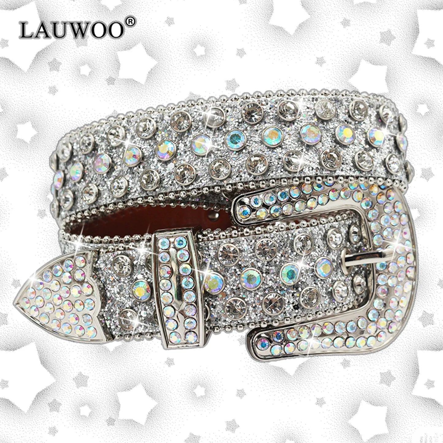 Luxury Rhinestone Belt – Diamond Crystal Studded Fashion Pin Buckle Belt for Women, Stylish Jeans Decoration