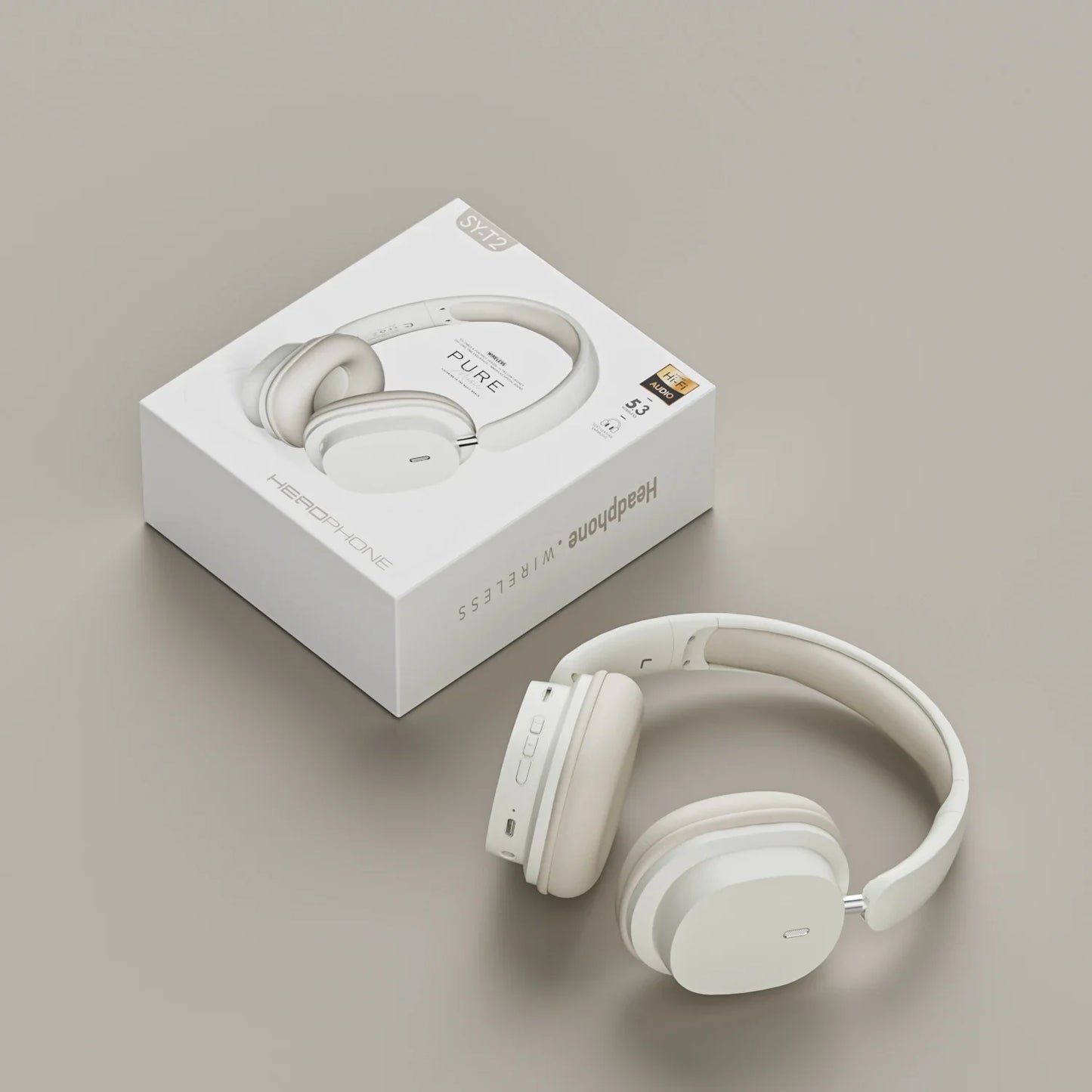 SY-T2 Bluetooth Headset – High-Quality Noise Reduction Wireless Headphones with Microphone for Gamers