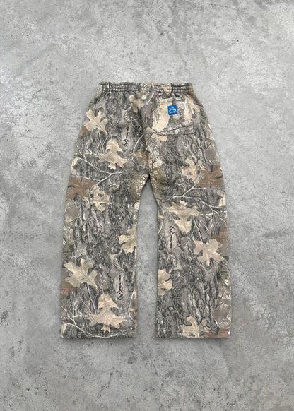 Y2K Camouflage Sweat Pants — Men’s High Street Hip Hop Oversized Baggy Unisex Streetwear