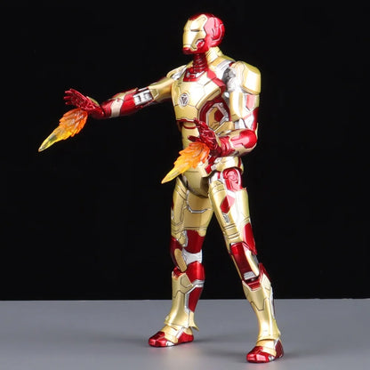 ZD Toys 7" Iron Man Action Figures – Joint Movable MK1 to MK50 Movie Collectible Dolls