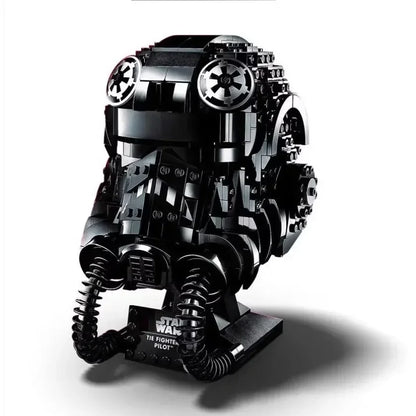 75274 SpaceShip TIE Fighter Pilot Helmet Building Blocks — Classic Battle Model — Kids Christmas Gift