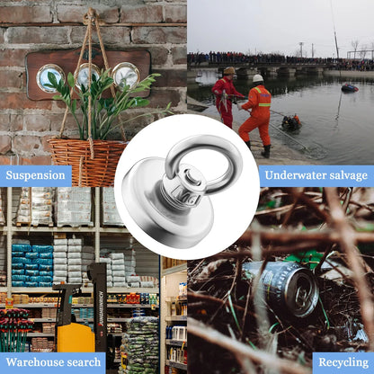 Super Powerful Neodymium Magnets N52 - Strong Magnet for Magnetic Fishing, Search Hook, Magneat Magnetti, Neomidium Imans